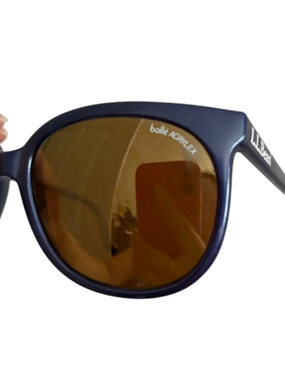 Vintage Bolle x LL Bean 396 Round Mirrored Lens Sunglasses - made in France 🇫🇷